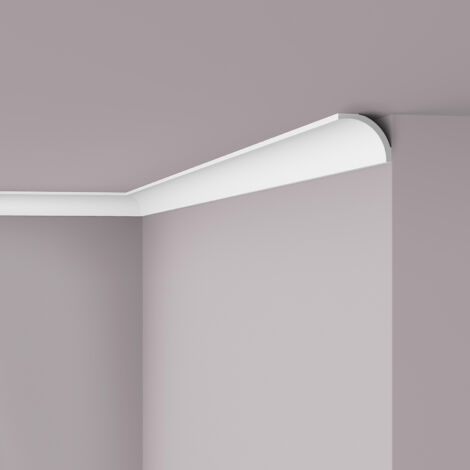 Cornice soffitto parete NMC B1 NOMASTYL Noel Marquet modanatura tipo stucco design classico senza tempo bianco 2 m (1/3)