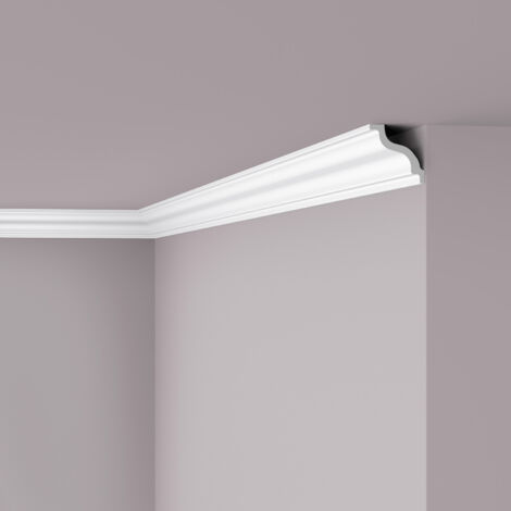 Cornice soffitto parete NMC K NOMASTYL Noel Marquet modanatura tipo stucco design classico senza tempo bianco 2 m (1/3)