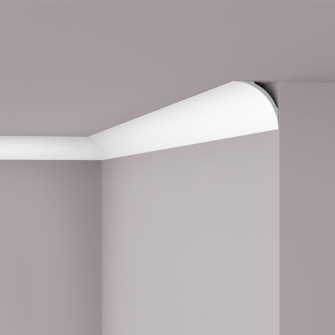 Cornice soffitto parete NMC NE4 PURE NOMASTYL Noel Marquet modanatura tipo stucco design moderno bianco 2 m
