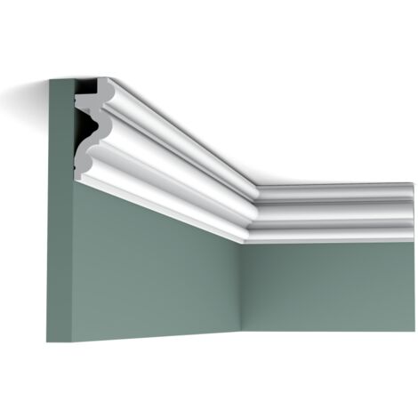 Cornice soffitto parete Orac Decor C324 LUXXUS AUTOIRE modanatura modanatura tipo stucco illuminazione indiretta design classico senza tempo bianco 2 m (1/5)