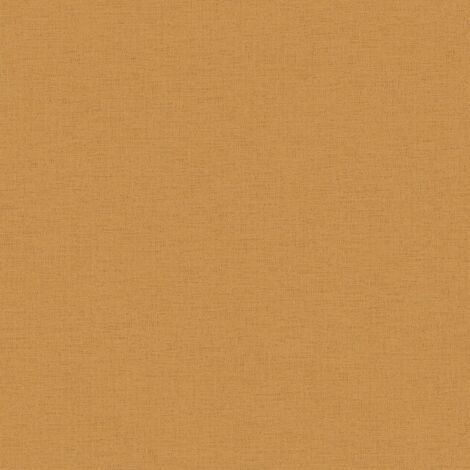 Carta da parati tono su tono Profhome 371784 Carta da parati TNT leggermente strutturata tono su tono opaca giallo 5,33 m2