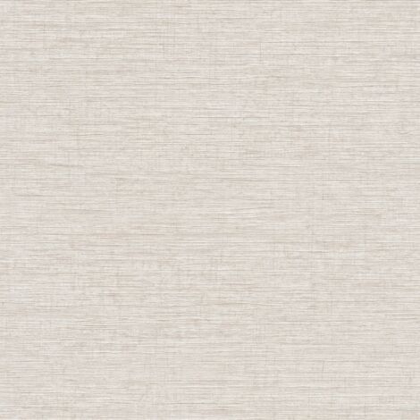 Carta da parati tono su tono Profhome 378574 Carta da parati TNT leggermente strutturata tono su tono opaca grigio beige 5,33 m2