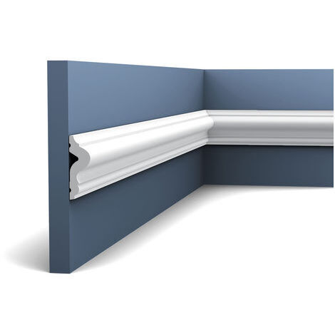 Cornice parete Orac Decor PX175 AXXENT fregio modanatura tipo stucco design moderno bianco 2m