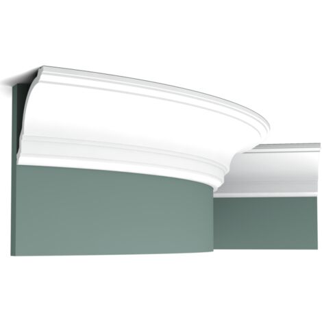 Cornice soffitto parete Orac Decor CX106F AXXENT modanatura tipo stucco cornice flessibile design classico bianco 2m
