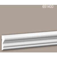 Cornice Parete 651400 Profhome modanatura tipo stucco fregio design classico senza tempo bianco 2 m