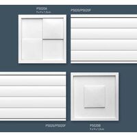 Elemento angolare classico quadrato pareti soffitti 9 x 9 cm Orac Decor P5020B LUXXUS - bianco