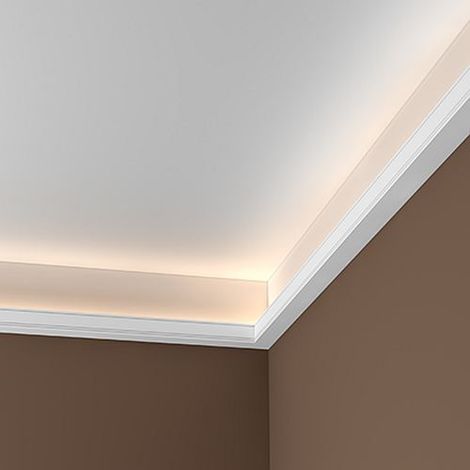 Cornice Moulding 150226 Profhome Uplighter Crown Moulding For Indirect ...