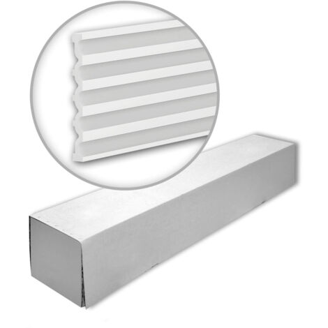 Profhome 3D 705475 Glacier Mat White Decor Panel Abstract Pattern White - View #4