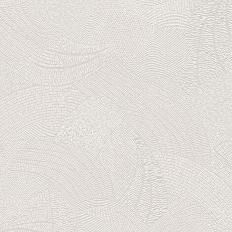 Ethnic style wallpaper wall Profhome 399351 non-woven wallpaper slightly textured with abstract pattern matt grey white 5.33 m2 (1/5)