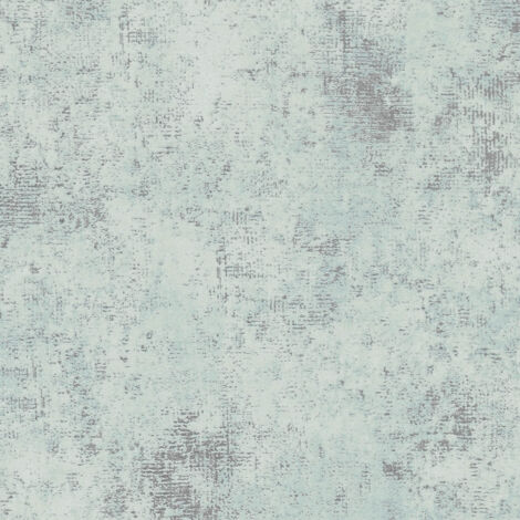 Plaster look wallpaper wall Profhome 388327 non-woven wallpaper slightly textured in concrete look and metallic highlights blue silver grey 5.33 m2 (1/5)