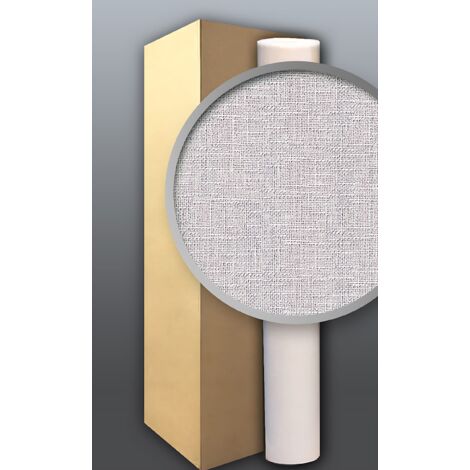 Non-woven textured EDEM 80301BR60 wallpaper wall paintable fabric look white 1 ct. 4 rolls 106 sqm (1140 sq ft) (1/5)