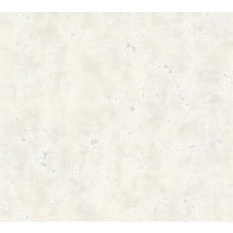 Stone tile wallpaper wall Profhome 366002 non-woven wallpaper smooth unicoloured matt cream 5.33 m2 (57 ft2)