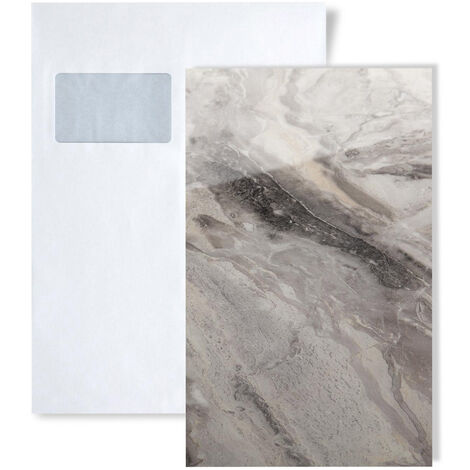 1 SAMPLE PIECE S-19340 WallFace MARBLE ALPINE AR+ S-Glass Collection Sample of decorative panel in DIN A4 size
