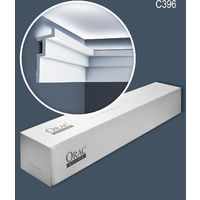 Orac Decor C396-box MODERN STEPS 1 Box 8 pieces Cornice mouldings 16 m - white
