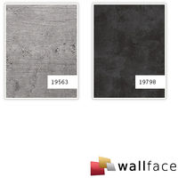 Wall panel stone look WallFace 19563 Antigrav CEMENT Light textured Decor panel concrete look matt grey light grey 2,6 m2 - grey