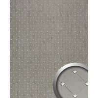 WallFace 17857 3D Wall panel self-adhesive Mosaic decor wallcovering self-adhesive platin grey silver 2.60 sqm
