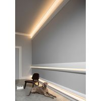 Ulf Moritz LUXXUS cornice moulding Indirect lighting system Orac Decor C373 Antonio S ceiling coving decoration 2 m - white