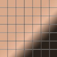 Mosaic tile massiv metal Copper mill copper 1.6mm thick ALLOY Attica-CM - copper
