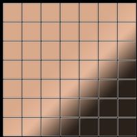 Mosaic tile massiv metal Copper mill copper 1.6mm thick ALLOY Attica-CM - copper