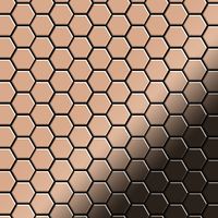 Mosaic tile massiv metal Copper mill copper 1.6mm thick ALLOY Honey-CM - copper