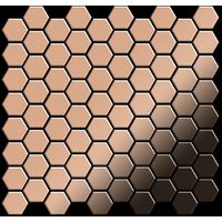 Mosaic tile massiv metal Copper mill copper 1.6mm thick ALLOY Honey-CM - copper
