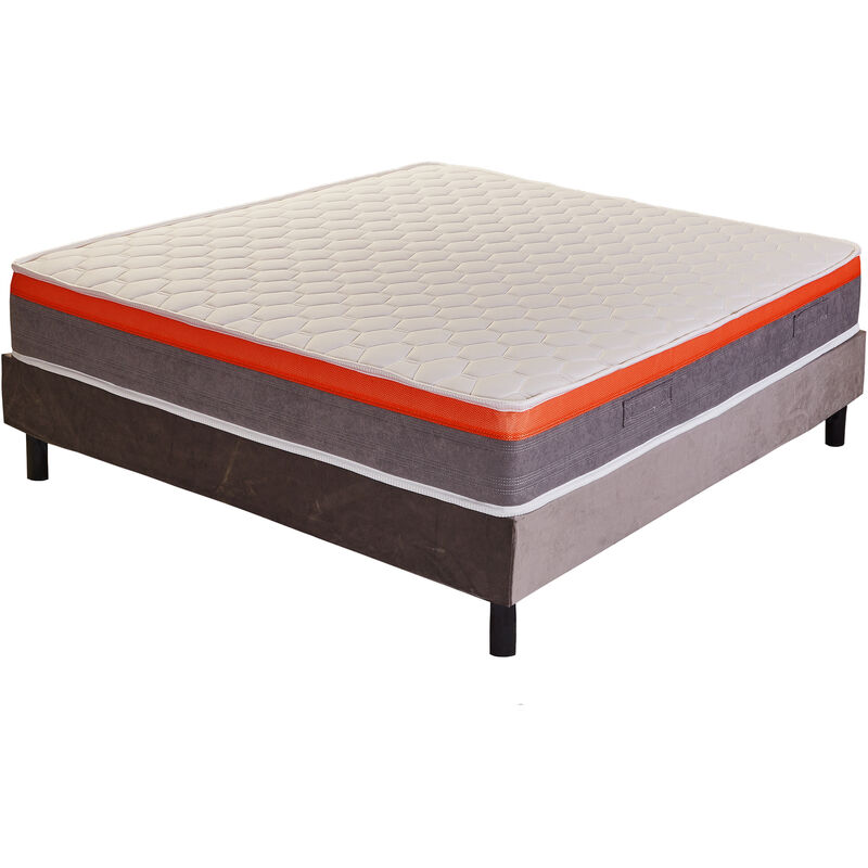 Baldiflex Materasso Singolo con strato in Memory Foam, Trionfo, Misura  90x190 cm H 22 cm