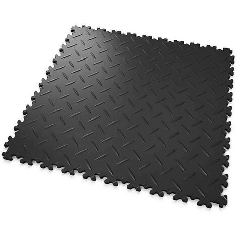 DALLES MOSAIK PVC Éco-Noir - GARAGE, ATELIER - Épaisseur 5mm
