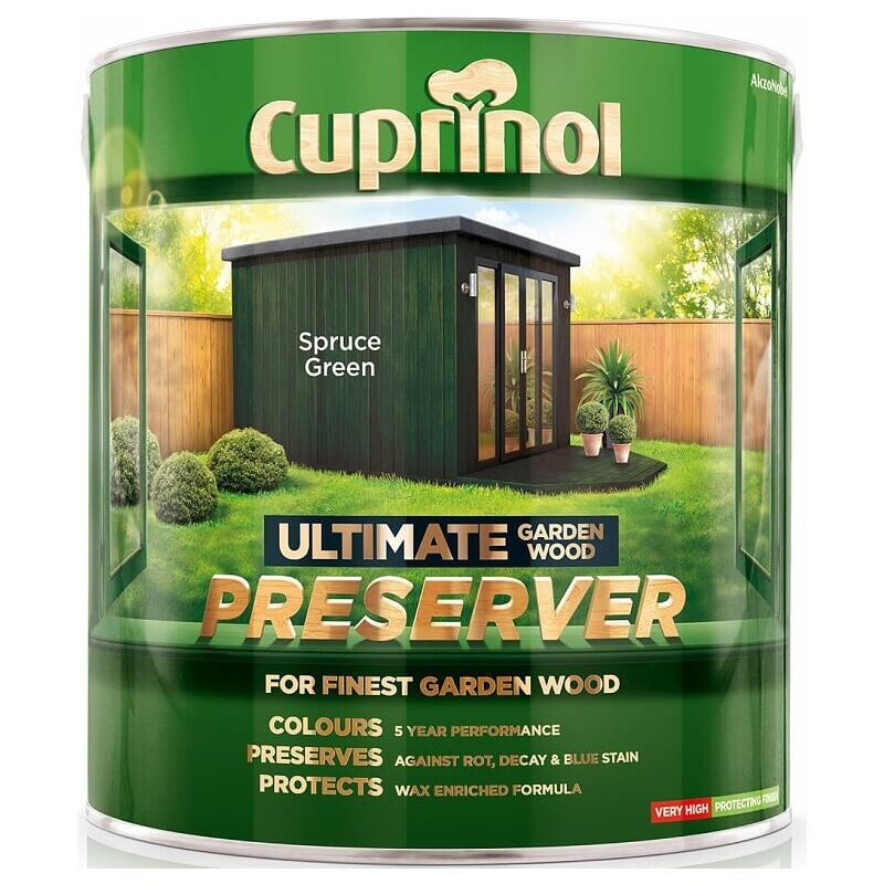 Cuprinol Ultimate Garden Wood Preserver Spruce Green 1L