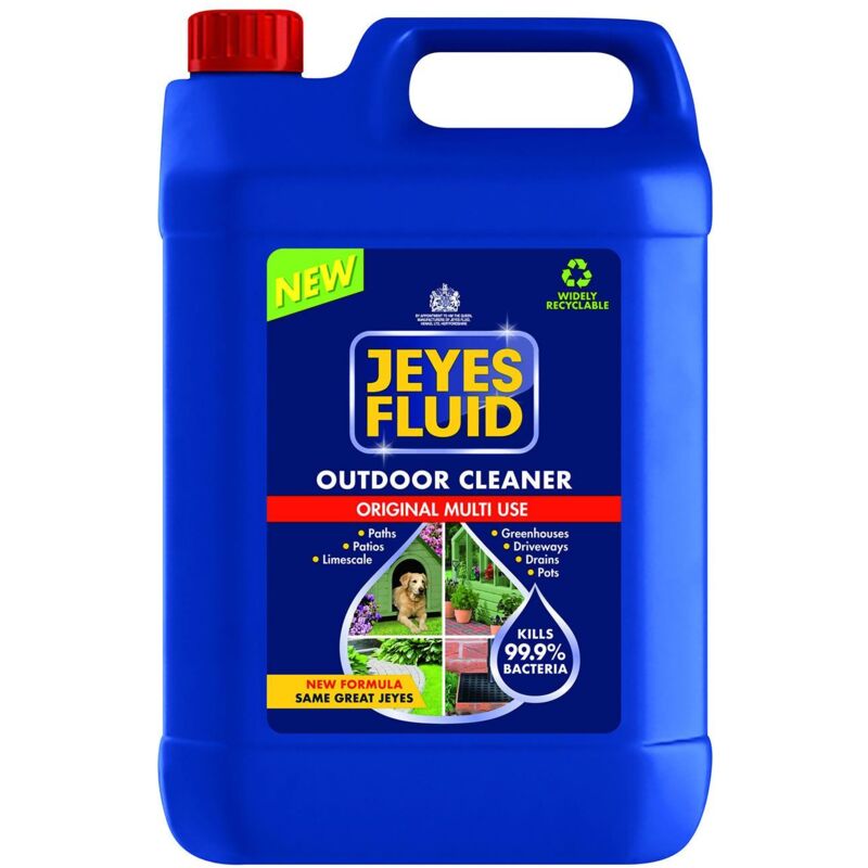 Jeyes Fluid 5L Litre Multi Purpose Disinfectant Outdoor Cleaning Bin Garden