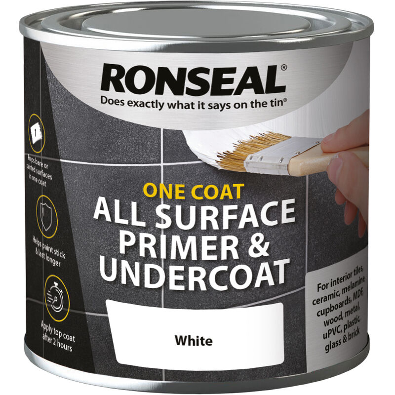 Ronseal Stays White Ultra Tough Pure Brilliant White Paint for Wood an :  : DIY & Tools