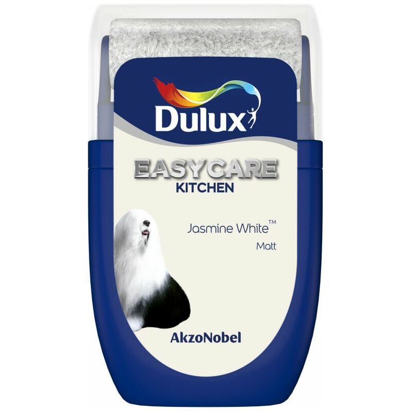 Dulux Easycare Kitchen Matt Tester Pot 30ml Jasmine White Dulux Easycare Kitchen Matt Tester Pot 30ml Jasmine White