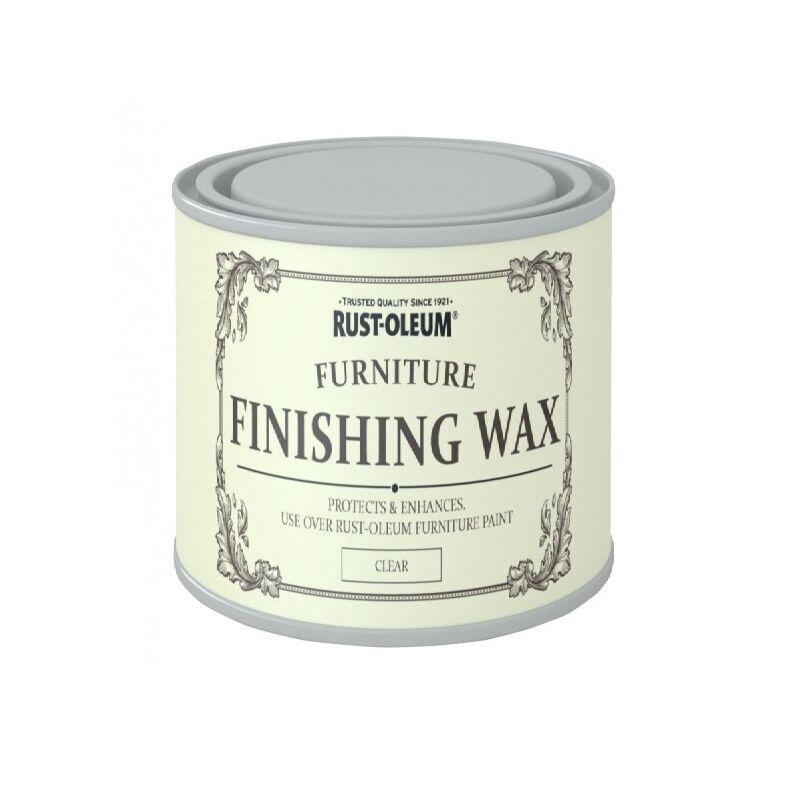 RustOleum Chalk Chalky Furniture Paint Finishing Wax Clear 125ml