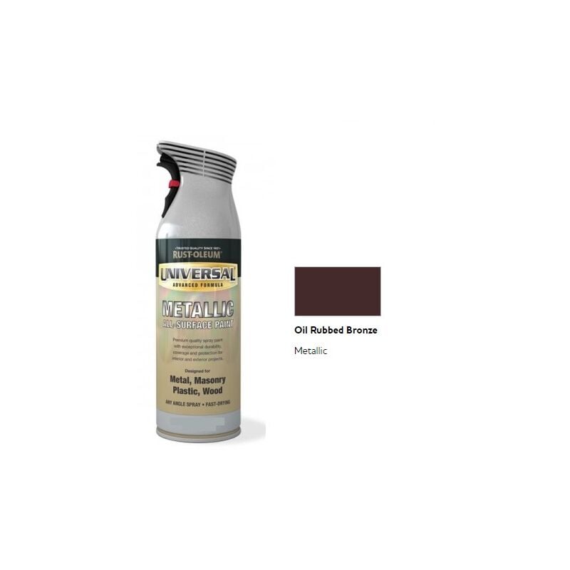 Rust-Oleum Universal Oil rubbed bronze effect Multi-surface Spray paint,  400ml