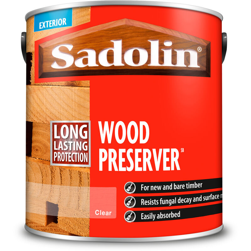 Sadolin Wood Preserver - Clear - 2.5L