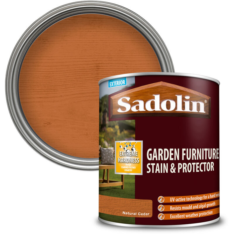 Sadolin Garden Furniture Stain and Protect Natural Cedar 1L