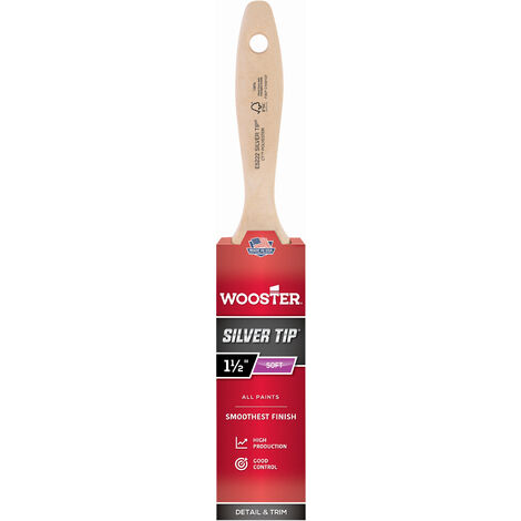 Wooster Silver Tip - Detail and Trim Paint Brush - 1.5 Inch