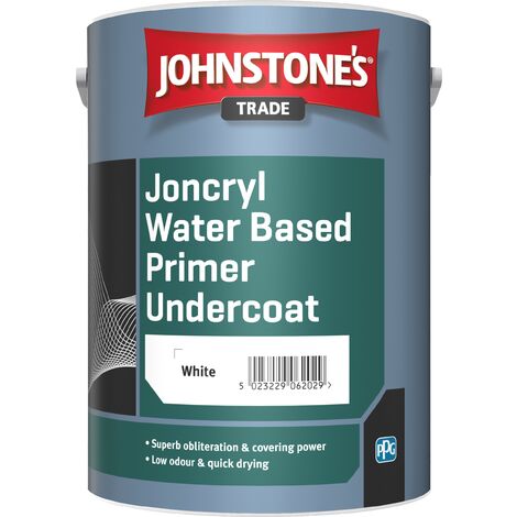 Johnstones Trade Joncryl Water Based Primer Undercoat - White - 5 Litre