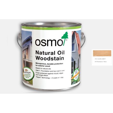 Osmo Natural Oil Woodstain - Clear (Matt) - 125ml