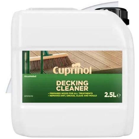 Cuprinol Decking Cleaner -  2.5 Litre - Removes dirt grease and green algae