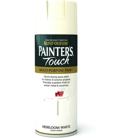 Rust-Oleum Painter’s Touch Spray Paint 400ml Satin - Heirloom White
