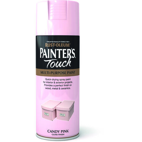 Rust-Oleum Painter’s Touch Spray Paint 400ml Gloss - Candy Pink