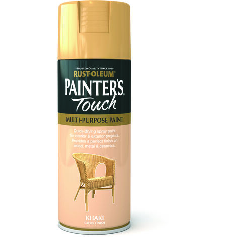 Rust-Oleum Painter’s Touch Spray Paint 400ml Gloss - Khaki