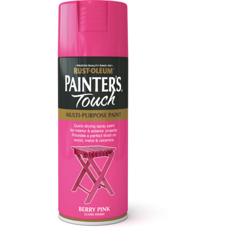 Rust-Oleum Painter’s Touch Spray Paint 400ml Gloss - Berry Pink