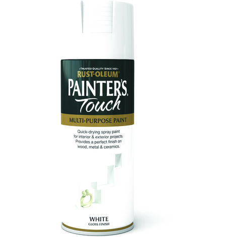 Rust-Oleum Painter’s Touch Spray Paint 400ml Gloss - White