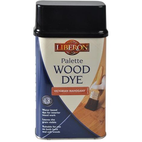 Liberon Interior Floor and Woodwork Palette Wood Dye - Victorian Mahogany 500ml