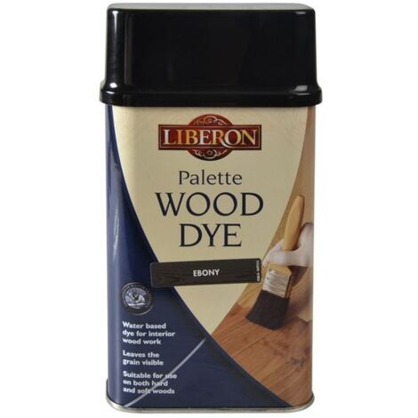 Liberon Interior Floor and Woodwork Palette Wood Dye - Ebony - 500ml