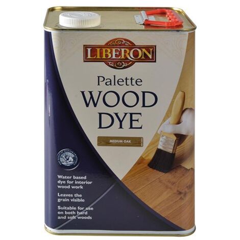 Liberon Interior Floor and Woodwork Palette Wood Dye - Medium Oak - 5L