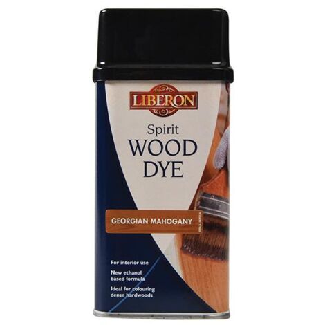 Liberon Spirit Traditional Hardwood Furniture Wood Dye Georgian Mahogany - 250ml