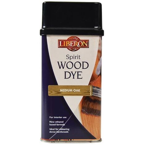 Liberon Spirit Traditional Hardwood Furniture Wood Dye - Medium Oak - 250ml