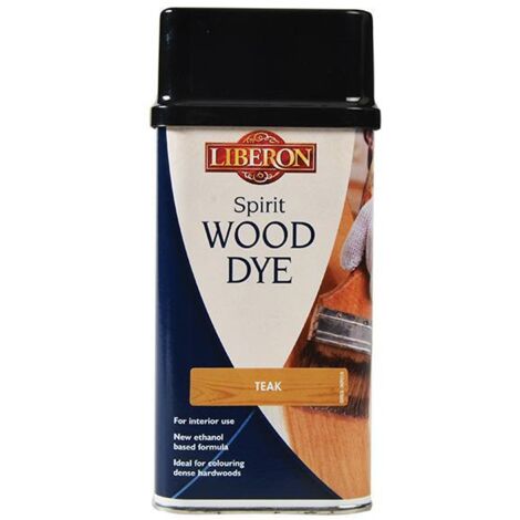 Liberon Spirit Traditional Hardwood Furniture Wood Dye - Teak - 250ml